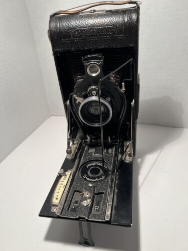 Voigtlander Folding Camera Braunschweig Anastigmat Voigtar 59965 F=15 1:6,3. - Picture 2 of 16