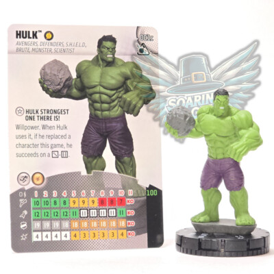 Marvel Heroclix HULK - 001c COMMON (VARIANT)  Smash & Destroy Set