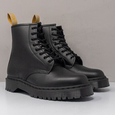 Dr Martens Vegan 1460 Bex Mono Noir Bottes, Homme US (8 UK)