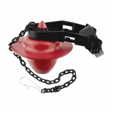 Toilet Flapper Ultra High Performance Universal Flapper - Red/Black