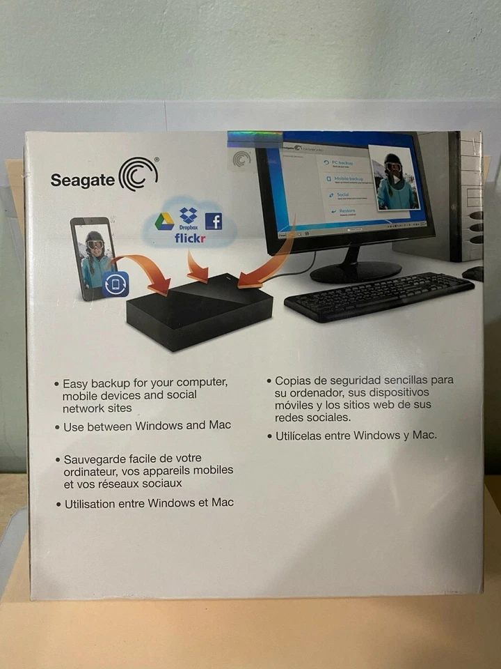 Seagate Backup Plus 5TB Desktop External Hard Drive USB 3.0_New - Image 3 of 4