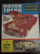 Motor Trend Magazine March 1954 The Golden Touch Sizzling Fizzle (PP)