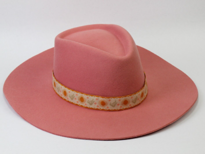 Gigi Pip - Dakota DAE Triangle Crown Pink Hat sz 59 - 100  display picture 3