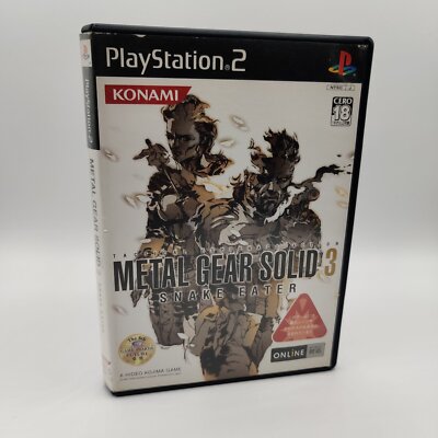 Playstation 2 PS2 Metal Gear Solid 3 Snake Eater in OVP | Japan Import