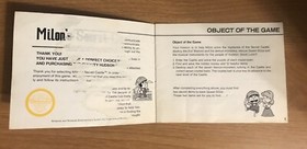 Milon&rsquo;s Secret Castle - Nintendo NES - Instruction Manual Only - INCOMPLETE