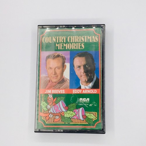 VTG Cassette Tape Country Christmas Memories Jim Reeves Eddy Arnold ...