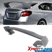 Fits 12-16 Impreza 15-21 WRX STI Painted Trunk Spoiler #G1U Ice Silver Metallic