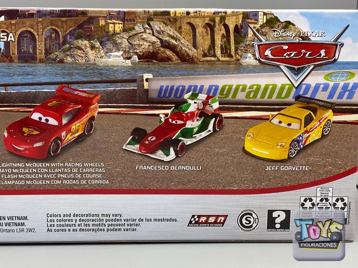 DISNEY PIXAR CARS 5 Pack-PORTO CORSA RACE W/Clutch Foster & Frank