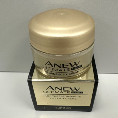 AVON Anew Ultimate Night Multi-Performance Night Cream .5 oz. 15 g New Box 2015