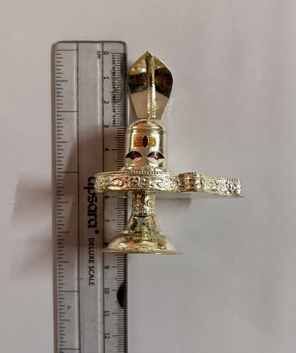 999 reines Silber Shivling Shiva Lingam, Naag Schlange, Shiv Puja Jaldhari Yoni 35 gm - Bild 7 von 7
