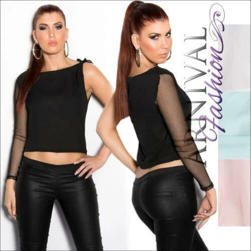 Polyester Solid Tops for Women