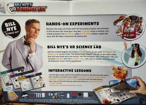 Kit Scienza VR per Bambini Bill Nye's Abacus Brands - Gioco di Apprendimento Realtà Virtuale NUOVO - Foto 3 di 4