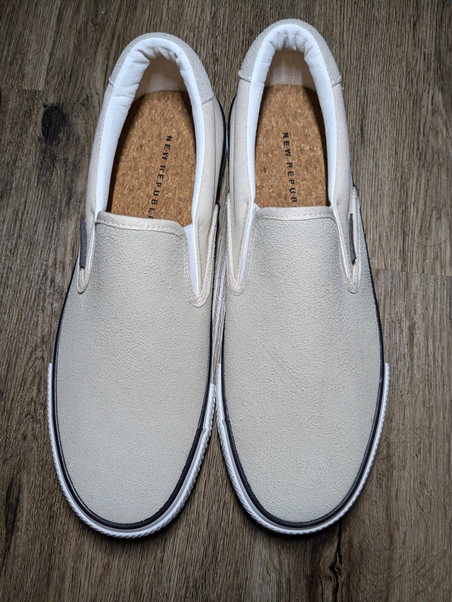 New Republic dark/light gray Stanton Slip-On Men\'s Shoes, size 10 Amazon.com | New Republic | Men main image 2