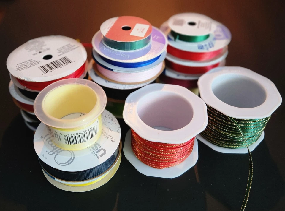 Vintage Ribbon Lot 100+ Yards - Image 3 of 4