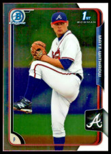 2015 BOWMAN CHROME DRAFT #36 MATT WITHROW ATLANTA BRAVES