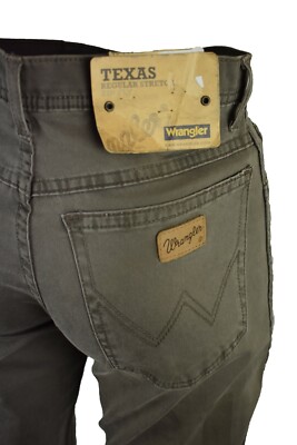 pantaloni jeans uomo wrangler texas stretch in cotone elasticizzati vita  alta 44 5414778000042 | eBay