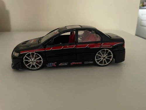 Saico 5.5” MITSUBISHI LANCER EVO.7 Diecast BLACK Rally Car No:33203 1/32 - Picture 6 of 12