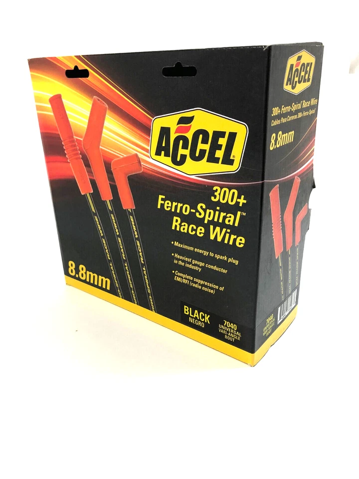 Cables de bujía universales 8,8 mm cables de encendido Chevy Ford Mopar HEI y puntos Foto 4 de 4