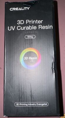 Crealty 3D Printer UV Curable Resin 500g -Translucent Red New!