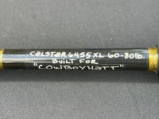 Calstar Custom Made Fishing Rod 60-80 lb Made in USA 5'4" Built for "Cowboy Hat"