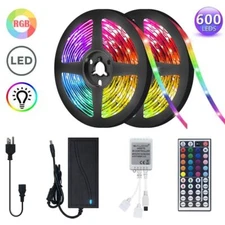 3-20M LED Strip Lights Remote Control Bedroom Waterproof for Indoor Outdoor Use