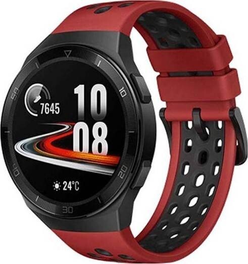 Huawei Watch GT2e 46mm AMOLED Smartwatch GPS Lava Red Black - Main Image