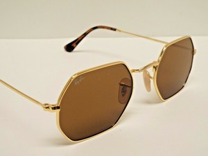 ray ban octagonal brown
