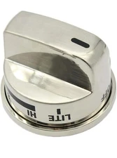 Replacement Part  Gas Stove Stainless Steel  Burner Knob 4-pack Fits LG Ranges 