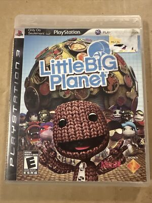 Little Big Planet (Sony PlayStation 3, 2009) With Manual Tested Video Game
