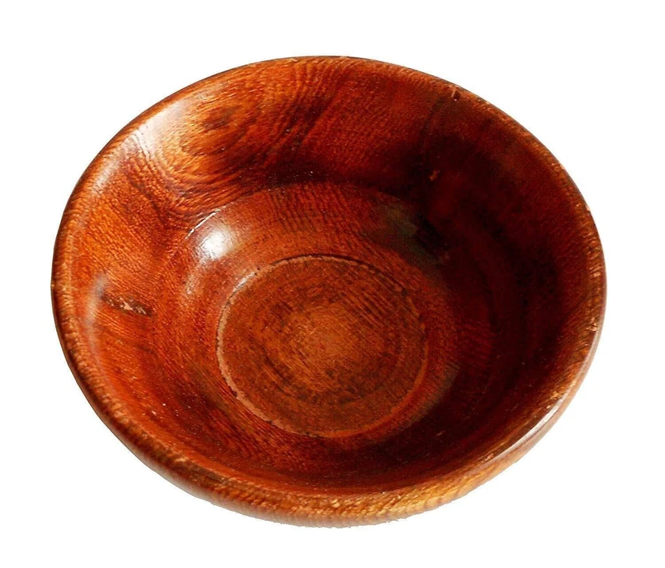 Wood Serving Bowl Simple & Elegant ,Wooden Handmade Bowl Set of 6 Multipurpose - Image 2 of 4