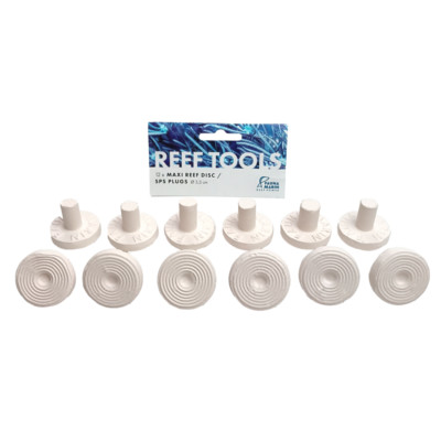 Fauna Marin Maxi Reef Disc SPS Plugs Ø 3,3 cm 12 Stück
