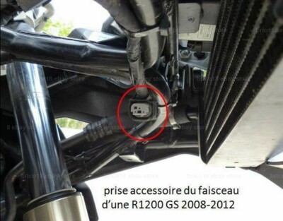 Prise Accessoire BMW 15 Cm/18 AWG - Référence 83300413585 - Neuf, Pour R1200/R1250 GS/RT/RS/XR/K/F