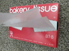 Bakery Tissue Paper 8"x10.75" Pop-Up, Durable Packaging BT-8, 1000-Sheet-Pack