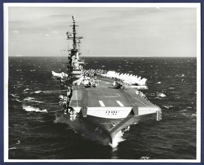 USS INTREPID CVA-11 Aircraft Carrier 8 x 10 Official USN Photo
