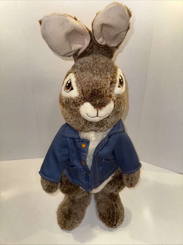 Dan Dee Peter Rabbit Plush Blue Jacket Standing Easter Decoration Huge  21”