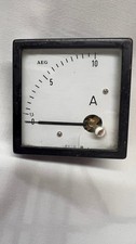 analoges Ampermeter Einbauinstrument AEG 0 - 10A AC