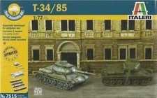 Italeri 7515 1/72 Scale Soviet T-34/85 Tanks (2 Kits) SOVIET STORM
