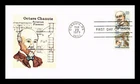 DR JIM STAMPS US COVER OCTAVE CHANUTE AVIATION PIONEER AIR MAIL FDC COMBO