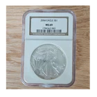 2004 American Eagle Silver Dollar 1 oz NGC MS 69 Coin