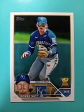 2023 Topps Series 1 - Bobby Witt Jr. #7 Gold Cup Rookie 