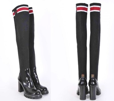 LOUIS VUITTON ~ Limitless Over knee socks boots ~ US: 9 ; EU: 39 * AUTHENTIC
