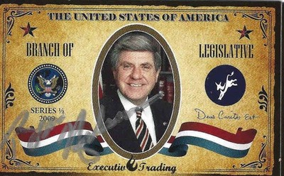 BEN NELSON - U.S. Senator (D-NEB)(01-13);  - Autograph Trading Card