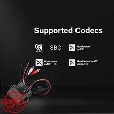 blafili CAR Bluetooth 5.2 Receiver aptX HD RCA Output 12V/24V