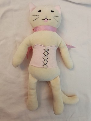 Stoffkatze der Designerin Chantal Thomass, 3suisses Süße Vintage-Stoffkatze