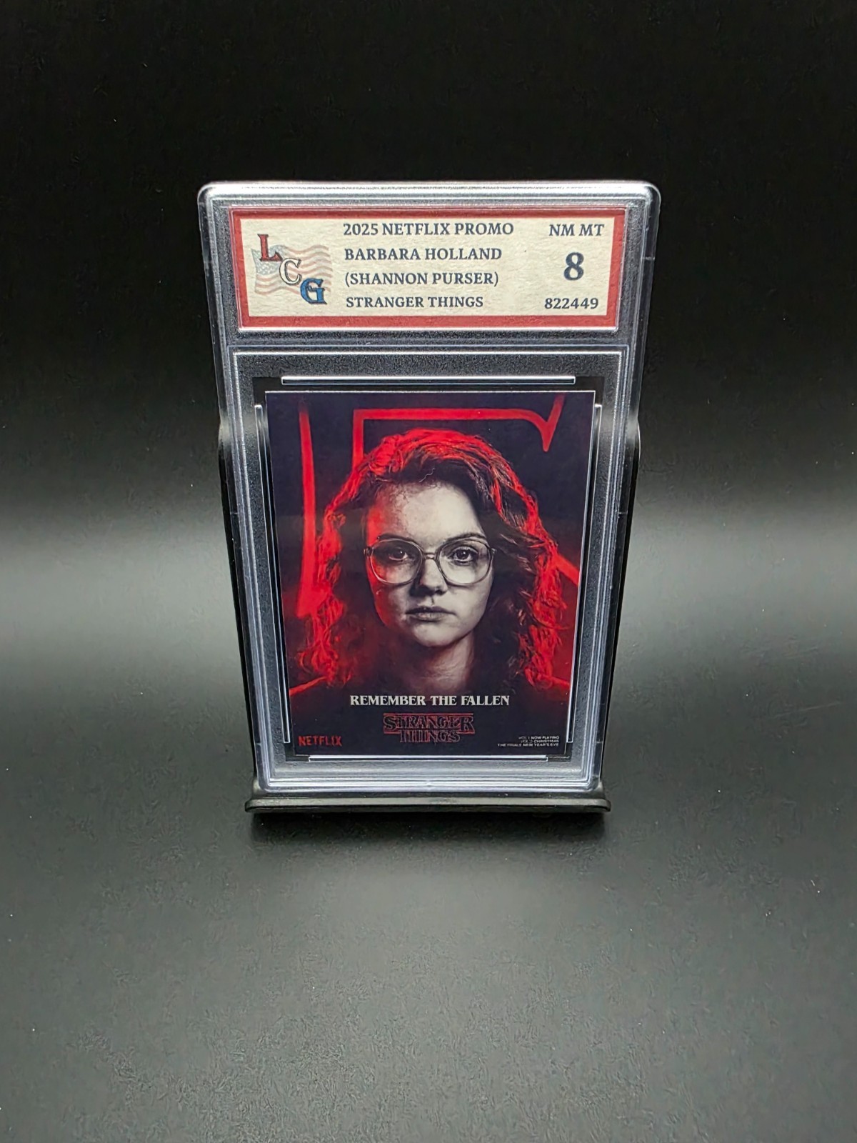 Promoción de Netflix Stranger Things Barbara Holland 2025 - Calificación 8 [ACEO] CASI NUEVA-COMO NUEVA
