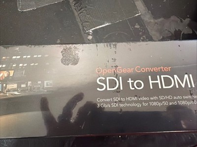 Blackmagic design CONVOPENGBSH OpenGear Converter SDI to HDMI New Sealed