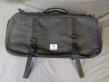 Mercer Culinary Triple‑Zip 21‑Pocket Chef Knife Case Black Canvas Strap U.L.N.