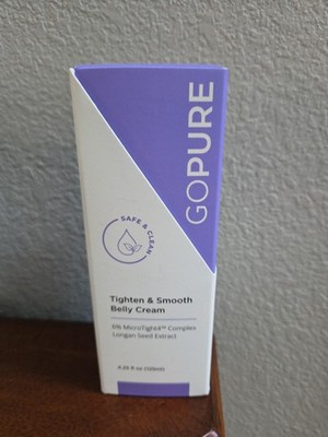 GoPure Tighten And Smooth Belly Cream  4.25 fl oz New in Box Sealed