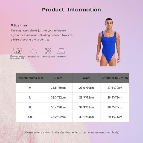 Men Bodysuit Nightwear Jumpsuit Ribbed Rompers Fitness Sleeveless Gym U Neck - Picture 29 of 36