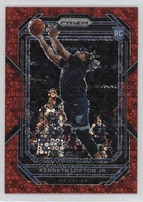2022-23 Panini Prizm Fast Break Red 25/100 Kenneth Lofton Jr #253 Rookie RC 16k2